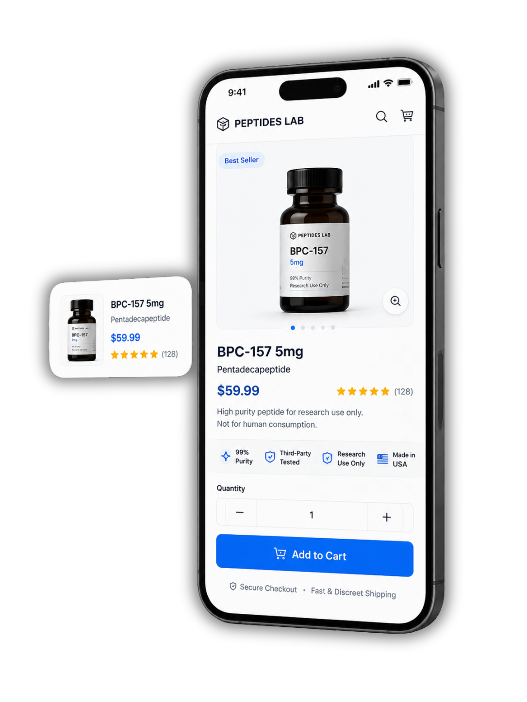 Mobile product page preview